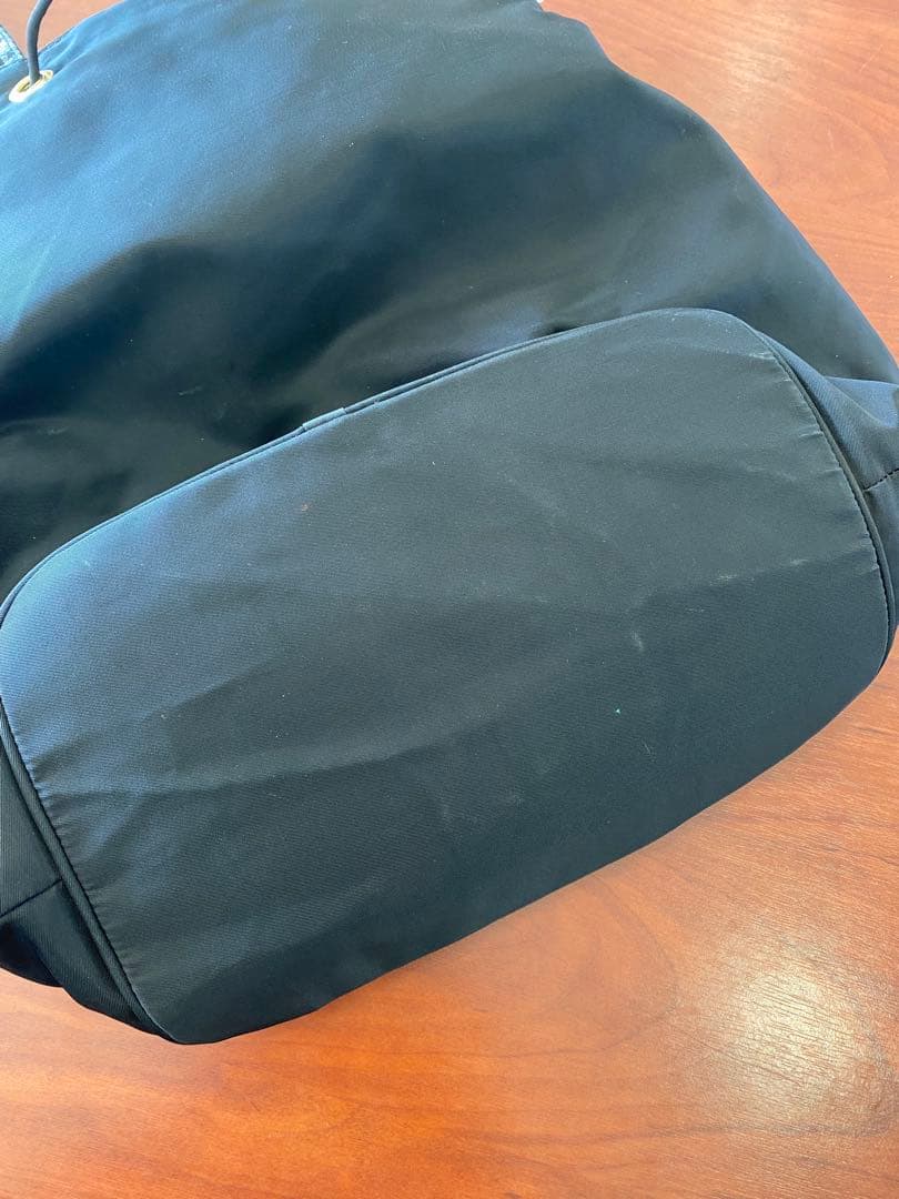 プラダ ナイロン トートバッグ ビーズ 巾着 肩掛け ブラック