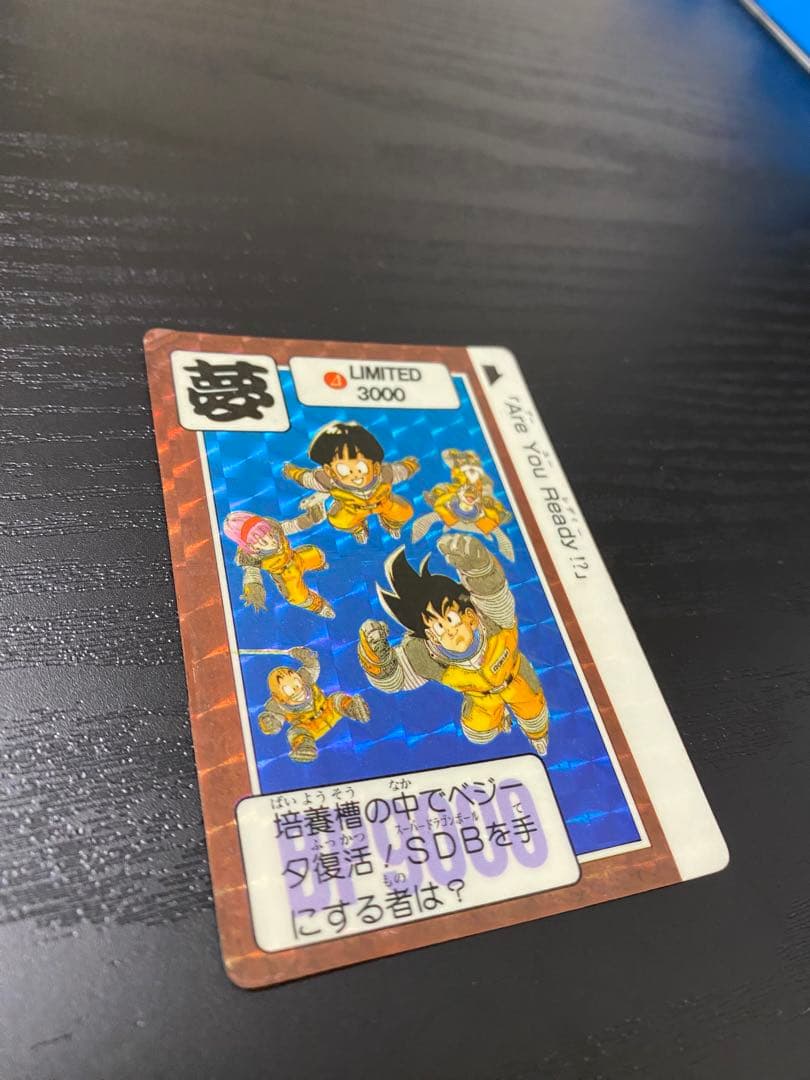 正規品　限定　初期　ドラゴンボールカードダス　リミテッド3000　夢　キラ美品