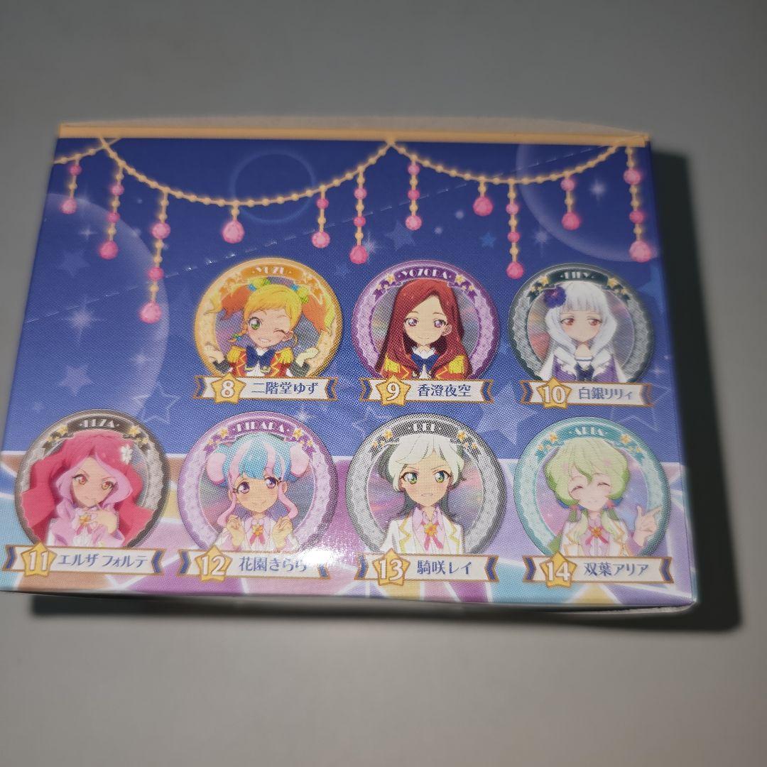 アイカツスターズ　缶バッジ　BOX　SHINING ROAD　虹野ゆめ　白鳥ひめ
