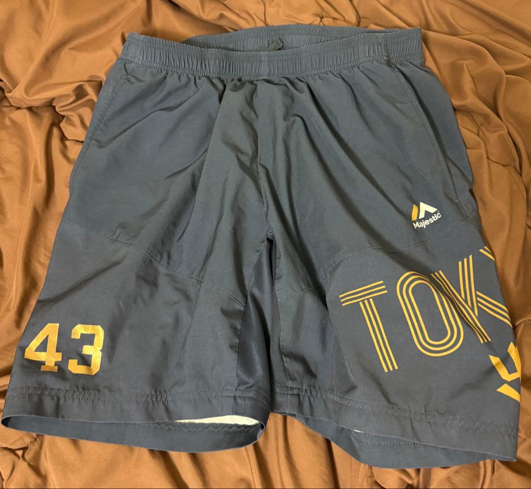 東京ヤクルトスワローズ 実使用 支給品 ハーフパンツ 野球 NPB