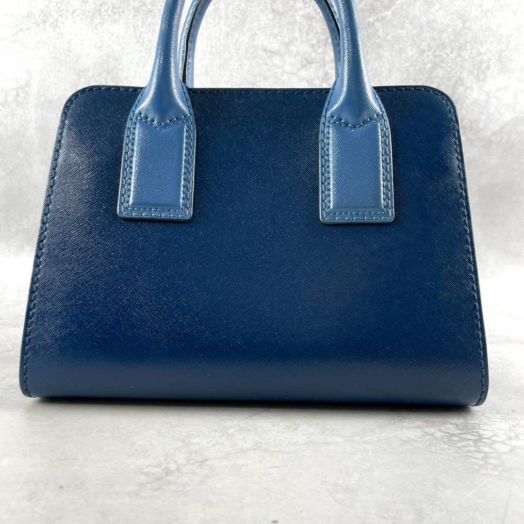 ✨極美品✨マークジェイコブス　リトル ビッグ ショット　2way レザー　ブルー
