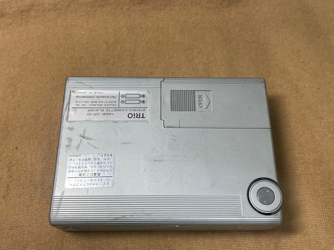 TRIO CP-10 カセットプレーヤー