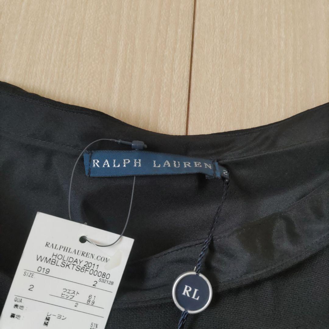 Ralph Lauren ブラック フレアスカート サイズ2　新品　未使用