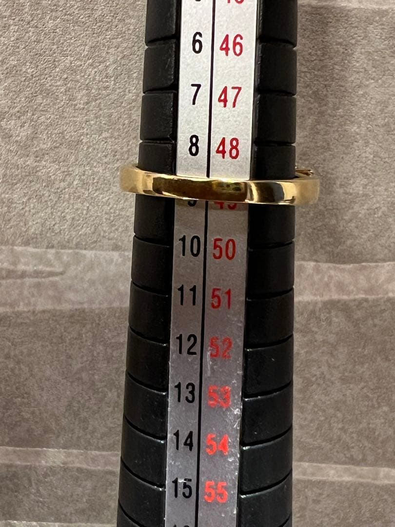 K18南洋ゴールデンパール　ダイヤリング