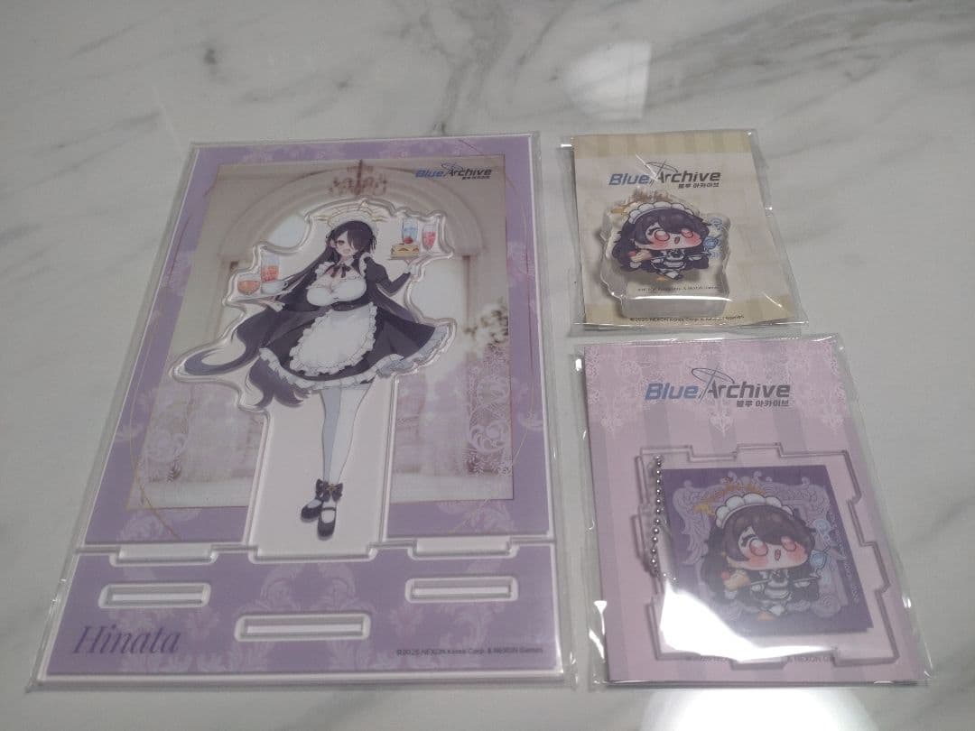【韓国限定】ブルーアーカイブ ANIPLUS【メイドヒナタ】グッズセット