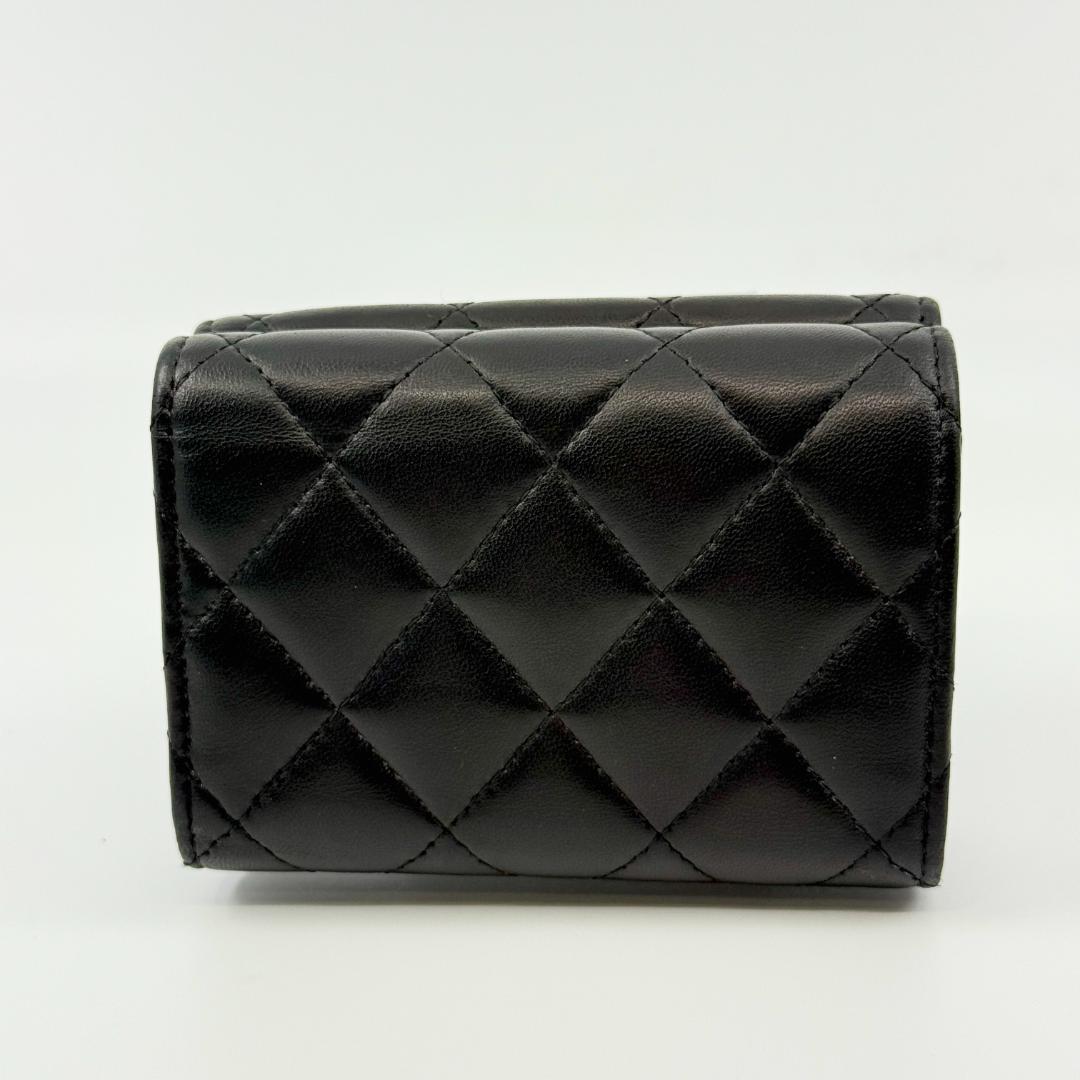 CHANEL シャネル マトラッセ 三つ折り財布
