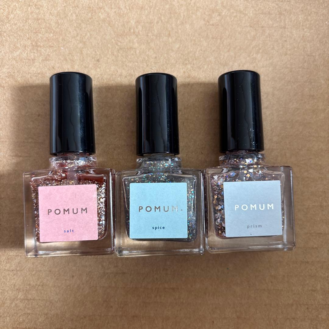 【匿名配送】POMUM　ポームム　ネイルポリッシュ　3本セット