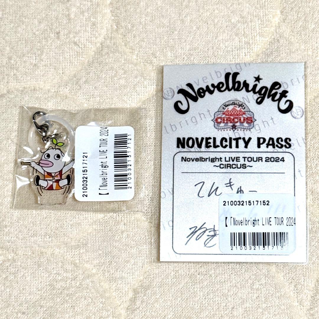 Novelbright CIRCUS 完走記念くじ　チャームとトートバッグ