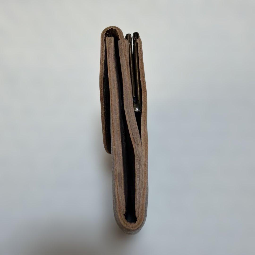 IL BISONTE イルビゾンテ　がま口　二つ折り財布