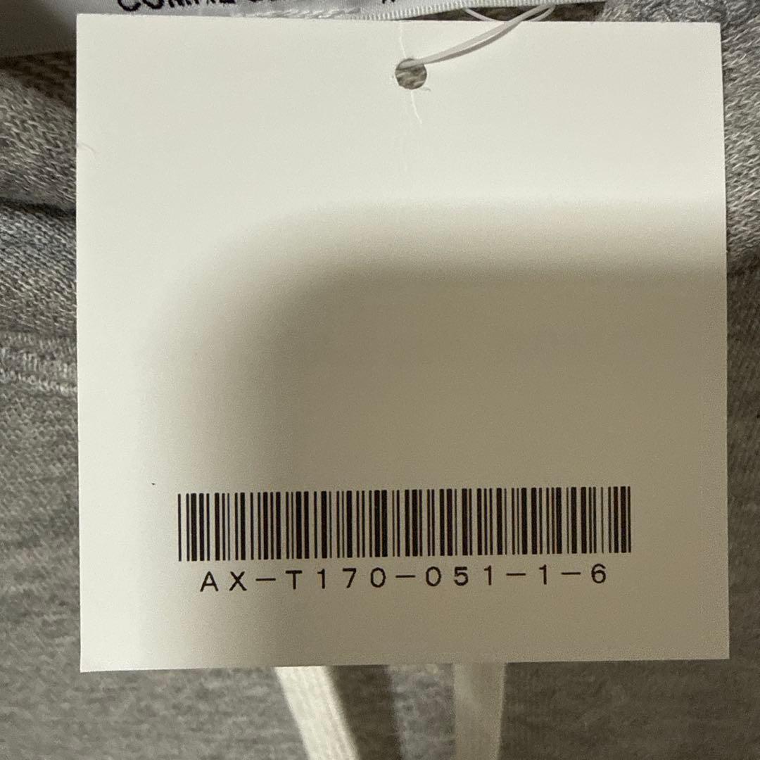 PLAY コムデギャルソン ワンポイントロゴ　パーカー ハートロゴ グレー L