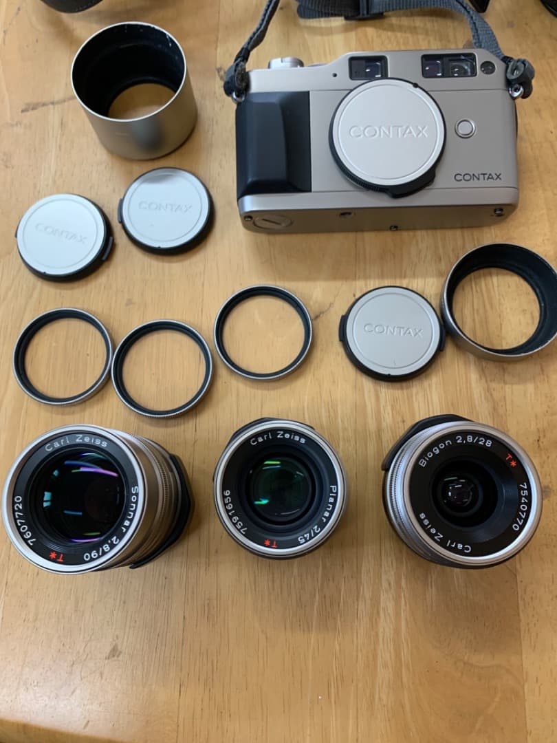 Contax G1 レンズ3本