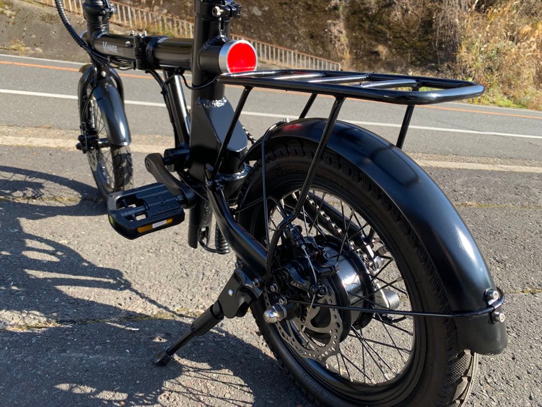 【動作確認済】送料無料HAIGEディスク式折りたたみ電動アシスト自転車16インチ