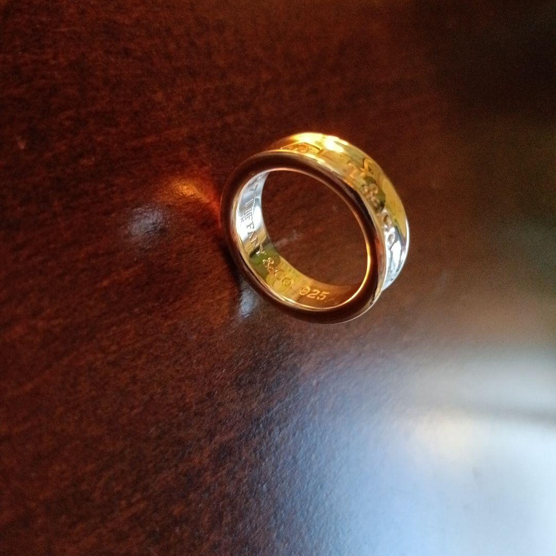 超美品 ティファニー 1837 ナローリング 13号 Tiffany シルバー