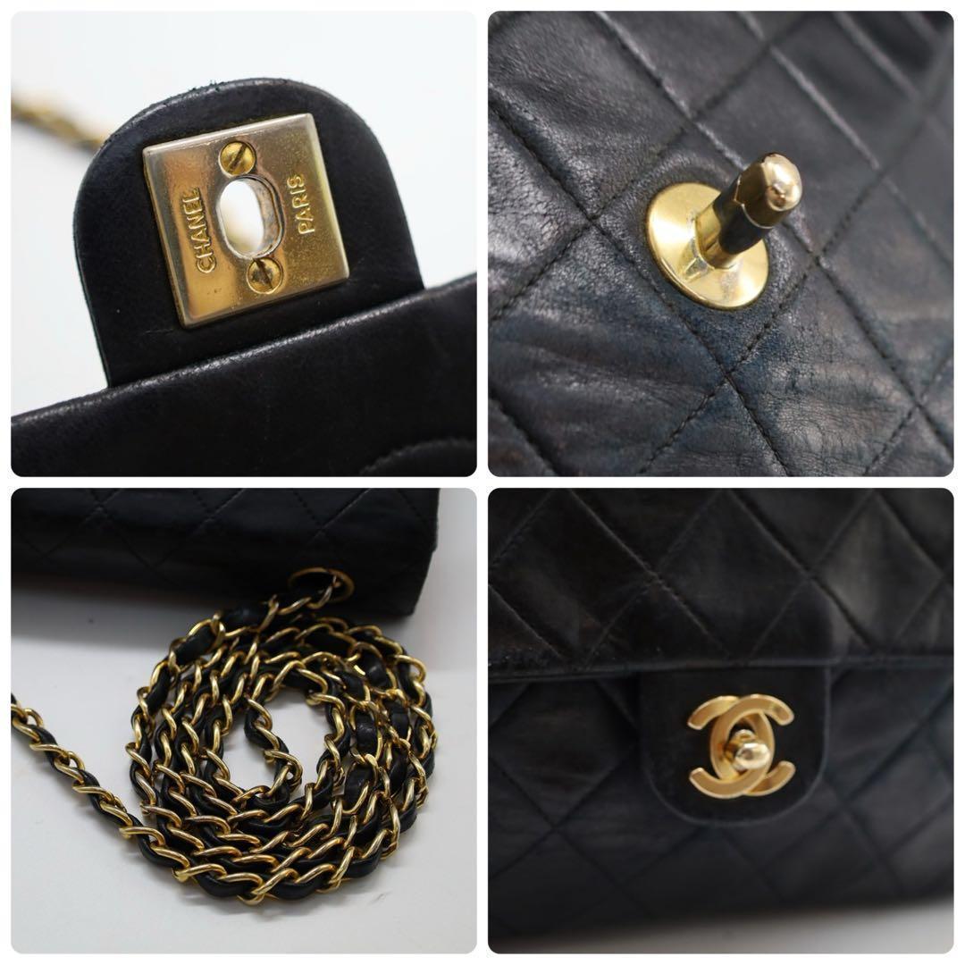 【美品❗✨】シャネル マトラッセ シングルフラップ ショルダーバッグ　ターン