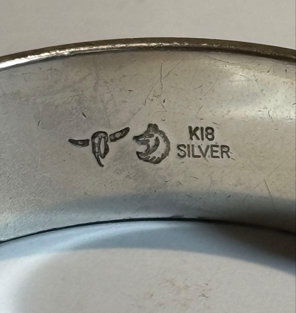 TADY&KING 平打ちバングル Sサイズ シルバー 平打ちブレス