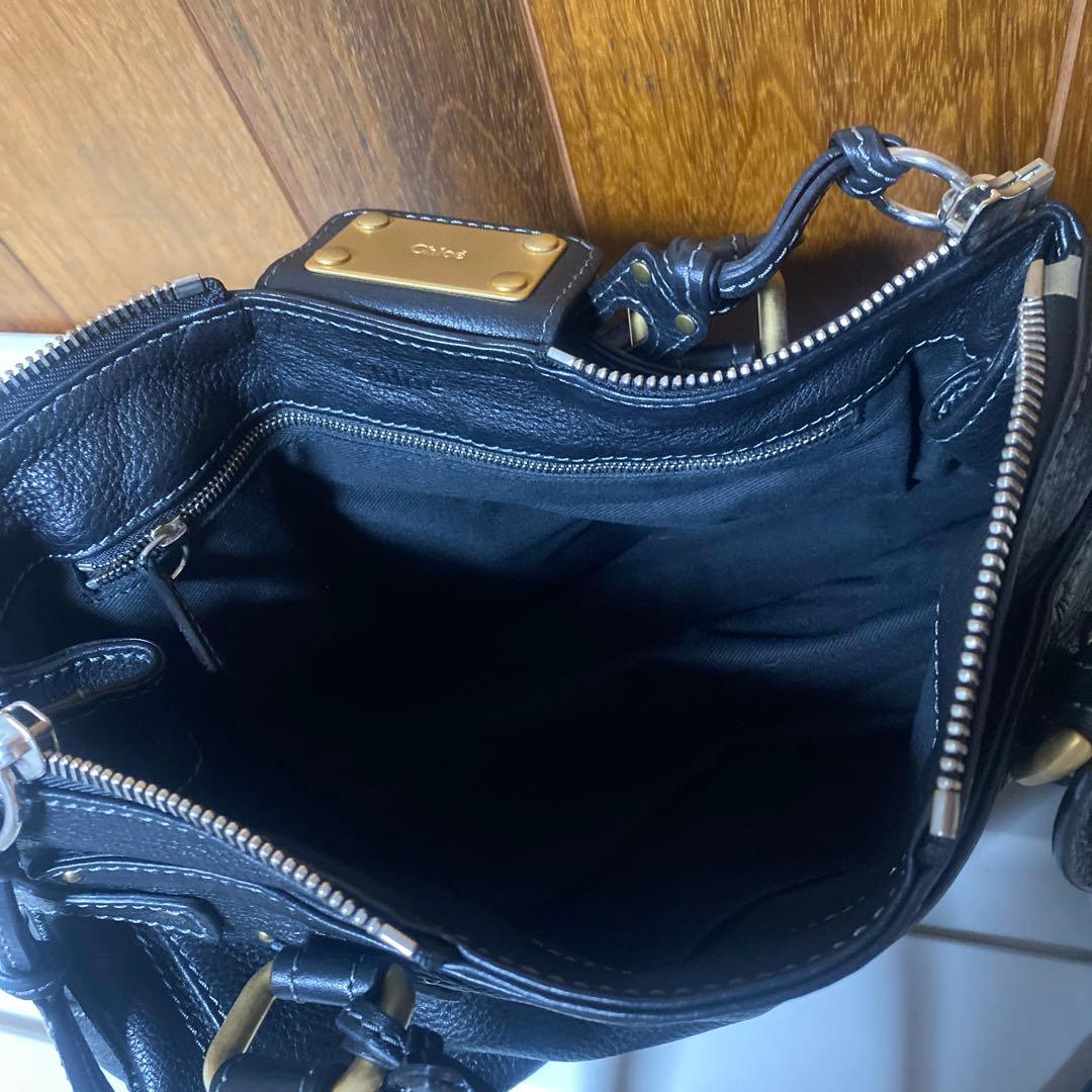 Chloe パディントン　黒　クロエ　サビあり　付属品あり