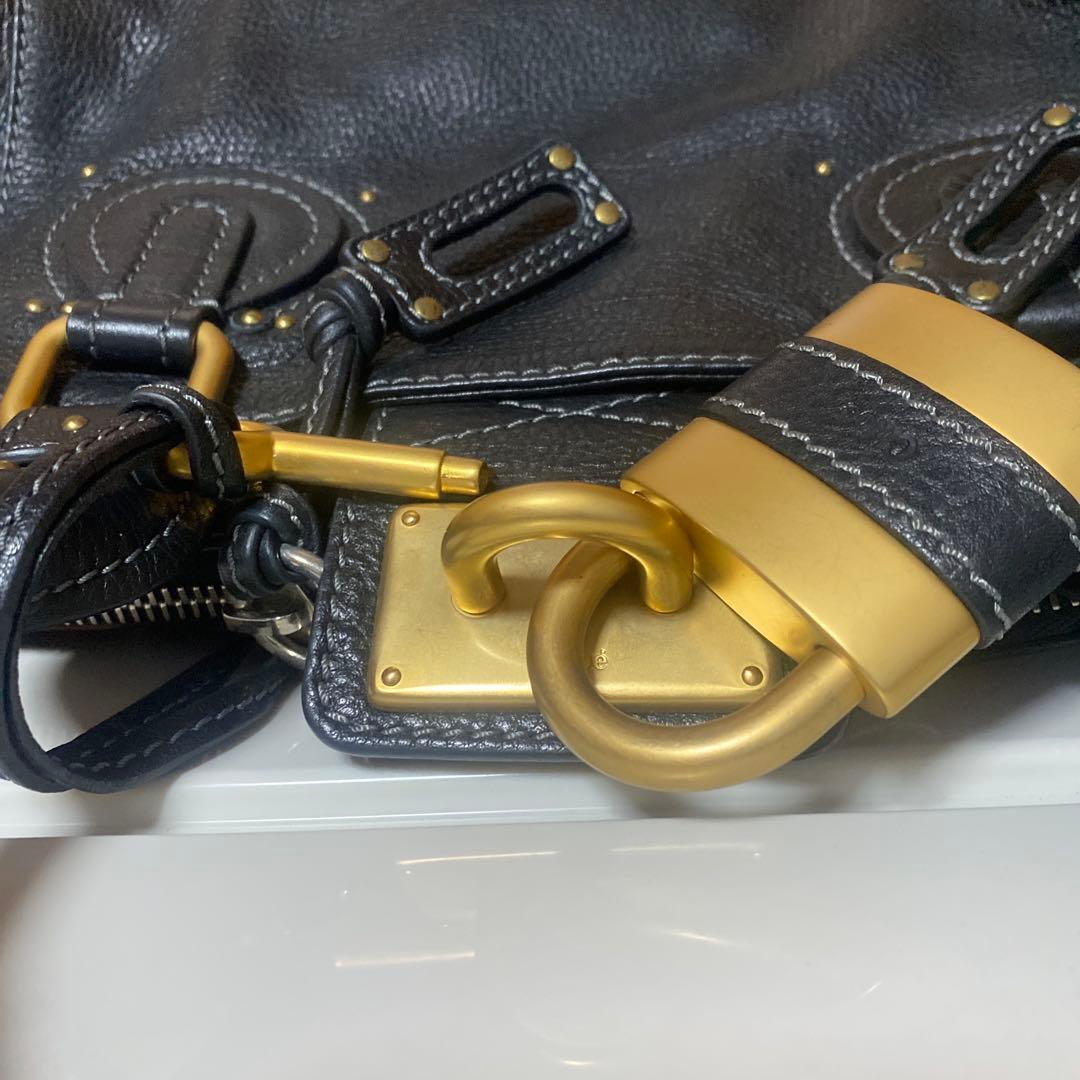 Chloe パディントン　黒　クロエ　サビあり　付属品あり
