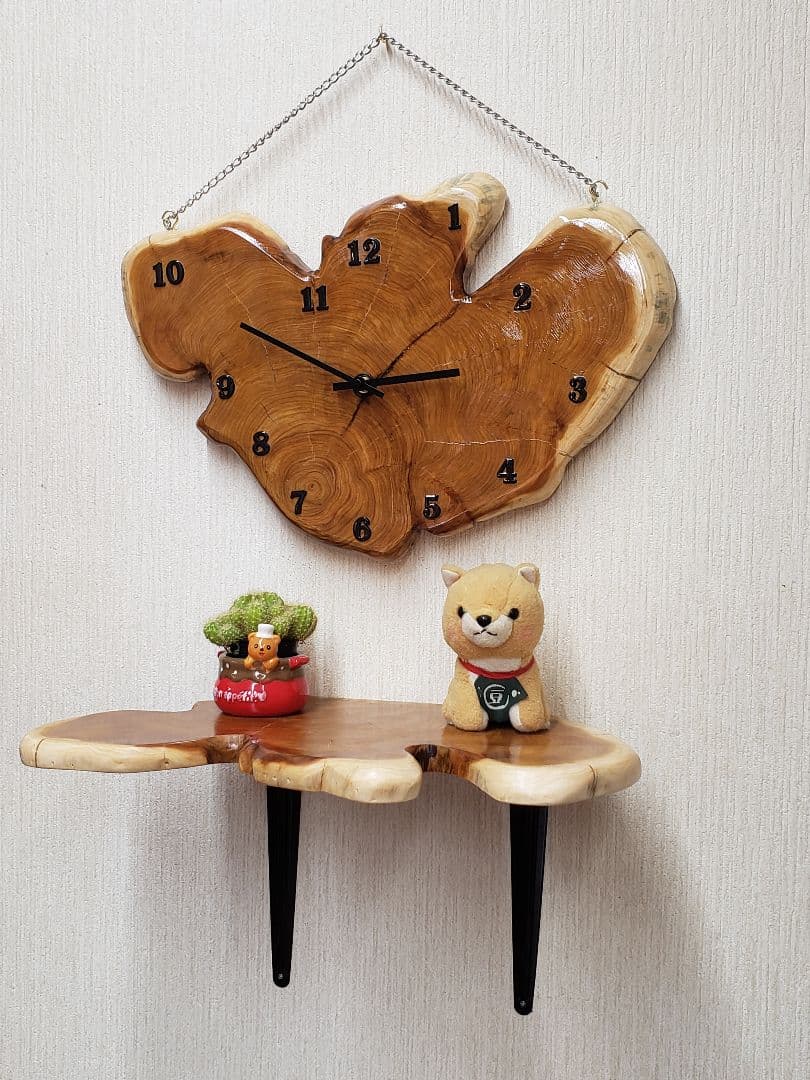 貝塚伊吹大サイズ年輪時計　ラックセット