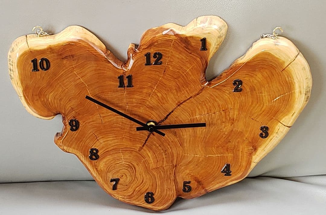 貝塚伊吹大サイズ年輪時計　ラックセット