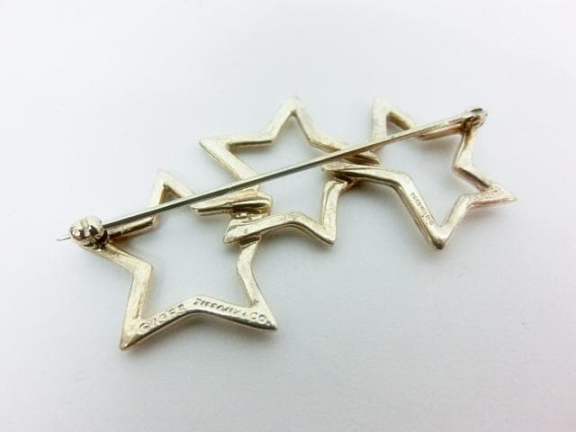 ティファニー ブローチ トリプルスター SV925 3星