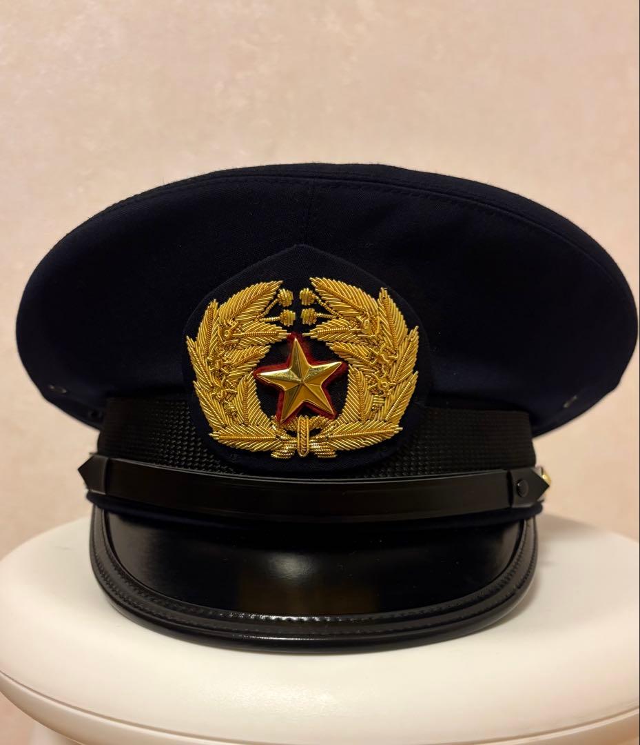 制帽 警察・消防・日本軍モチーフ カスタム帽子 金刺繍 五芒星｜コスプレ 撮影用