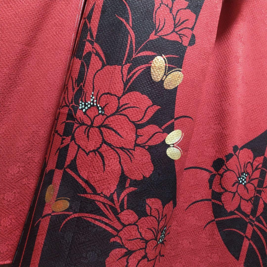 新品未使用！振袖フルセット・成人式・総絞り・大輪花模様・金彩加工・モダン