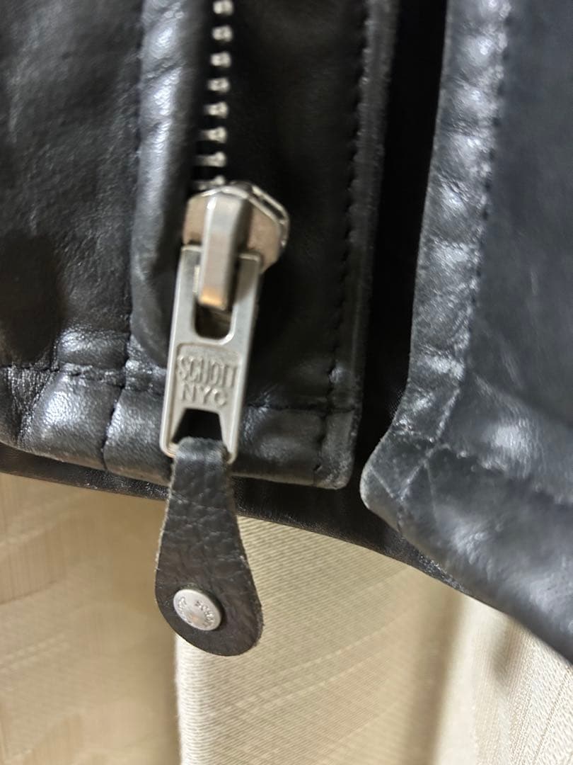 schott　ショット 141　シングルライダース レザージャケット 36