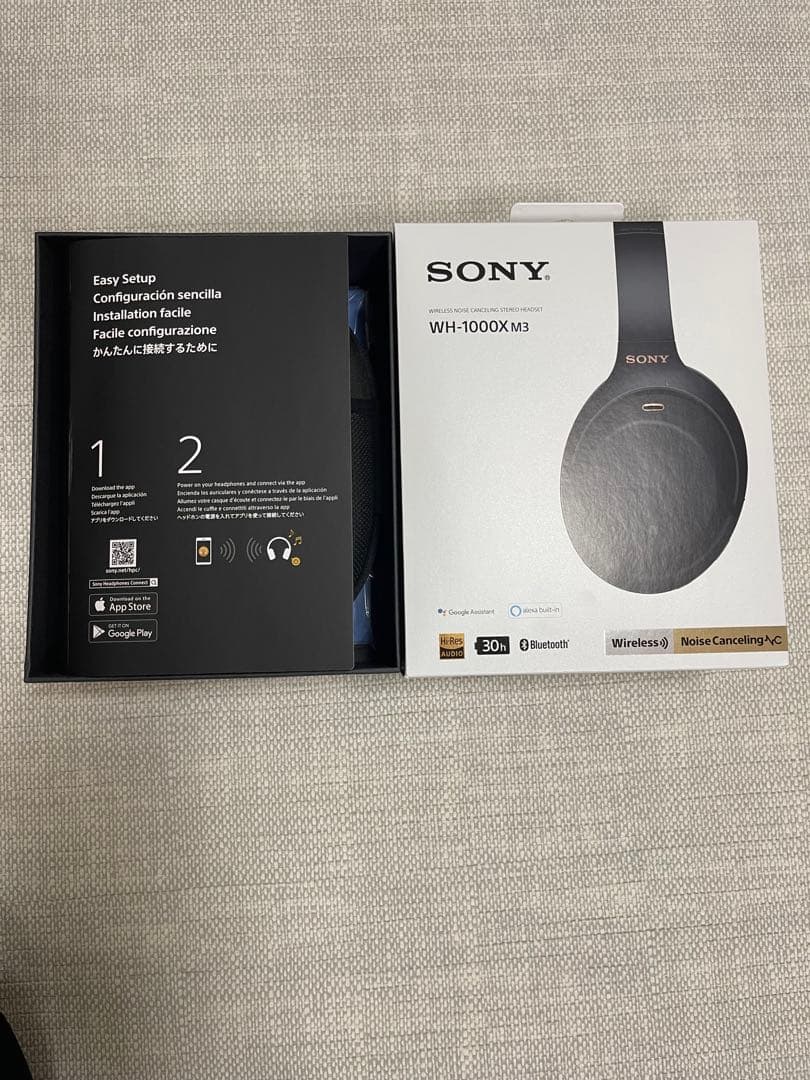 SONY ワイヤレスヘッドホン WH-1000X M3【美品】