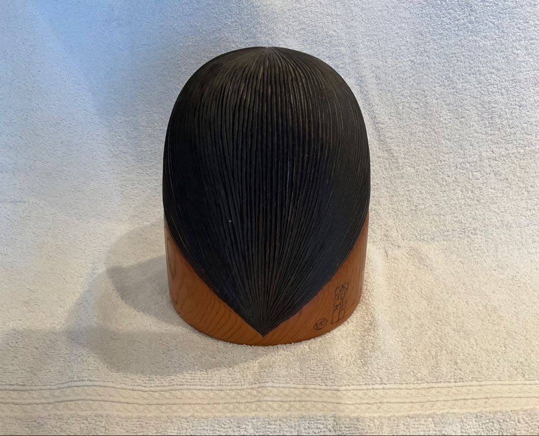 創作こけし　加藤作 1985年製　山椿