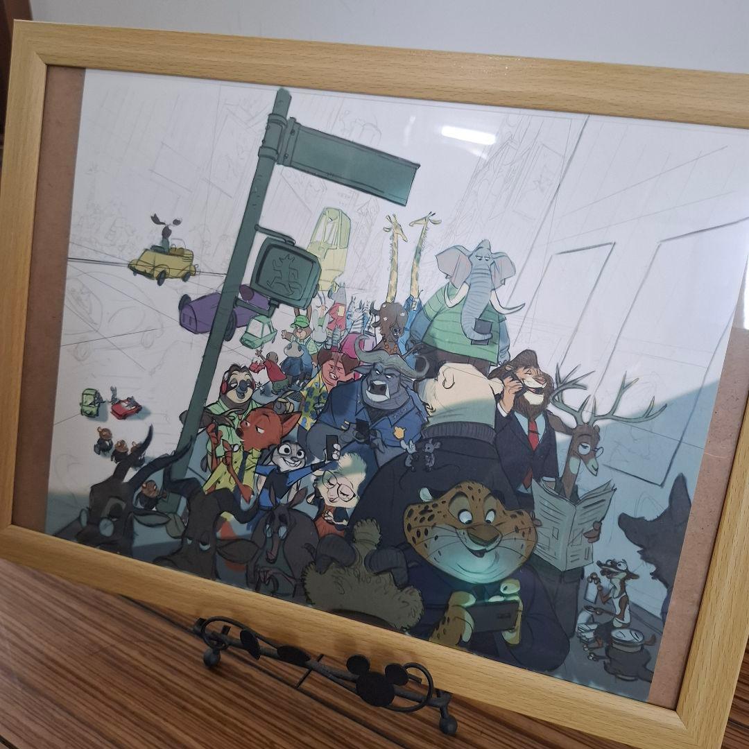 ズートピア　 絵画　ポスター