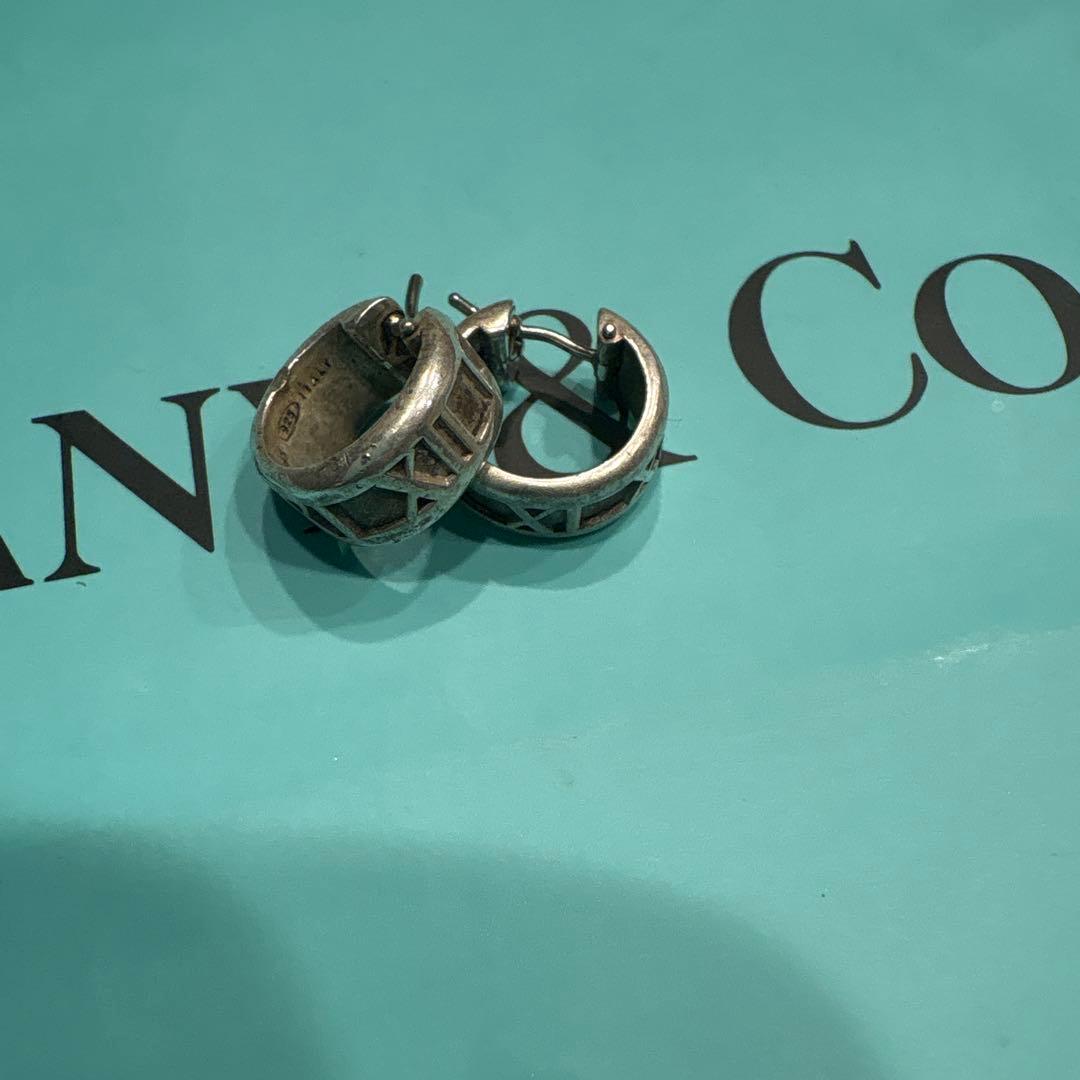 廃盤 オールド ティファニーフープピアス