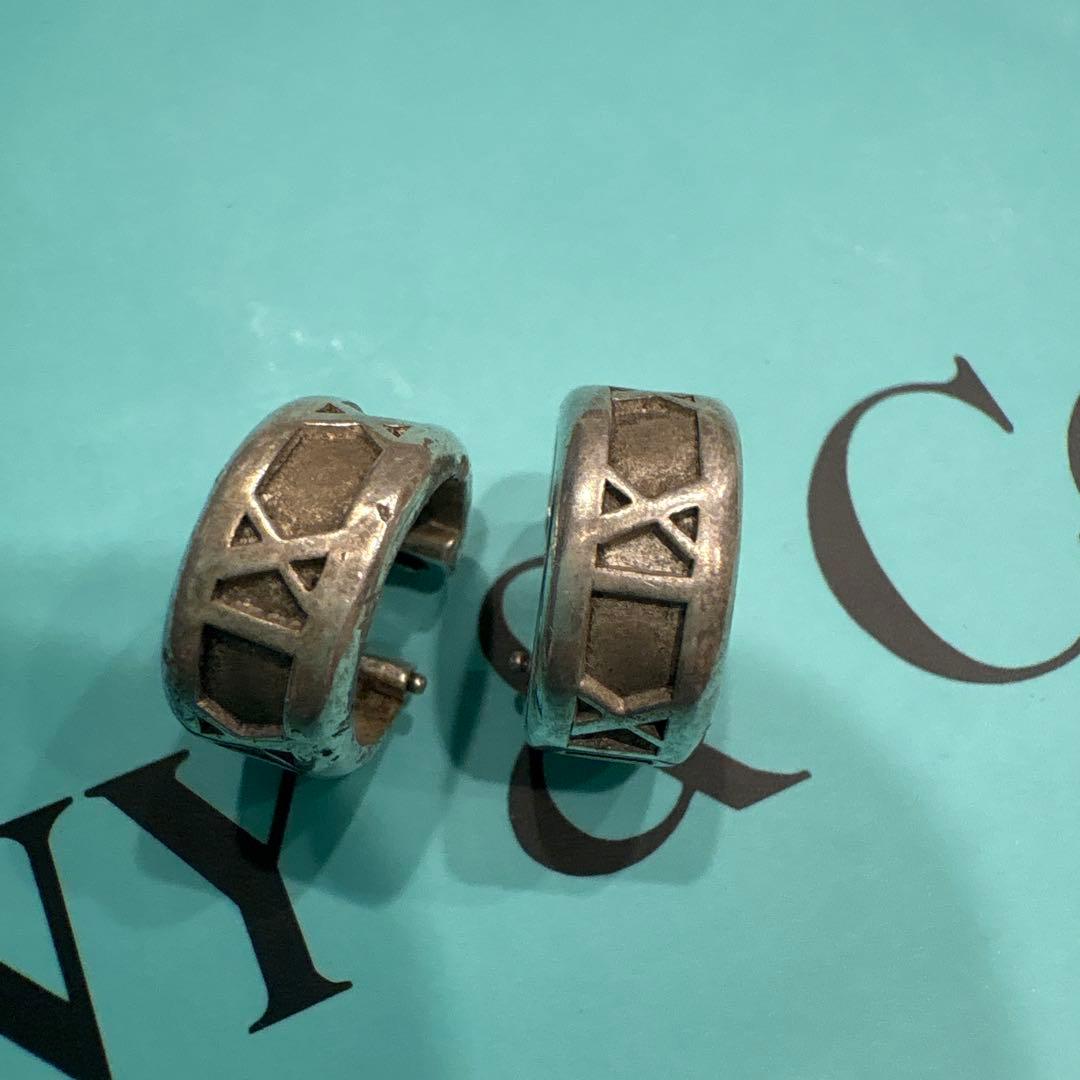 廃盤 オールド ティファニーフープピアス