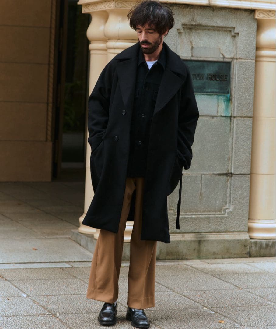 NewAnce ニュアンス タイロッケンコート ブラック M