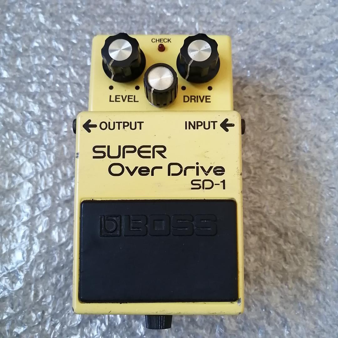 Boss SD-1 初年度 1981年10月製造 オペアンプNEC C4558C