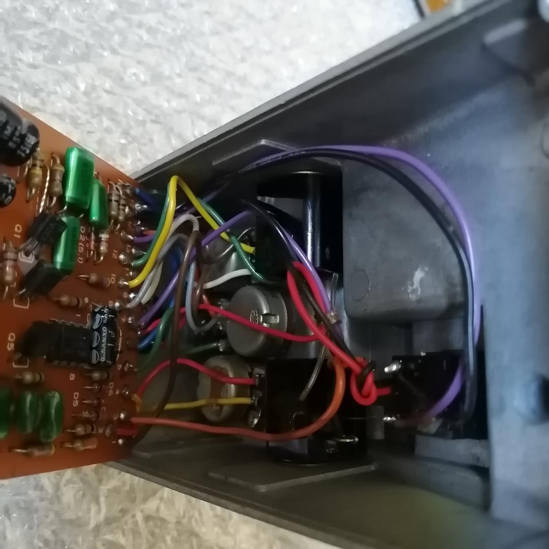 Boss SD-1 初年度 1981年10月製造 オペアンプNEC C4558C