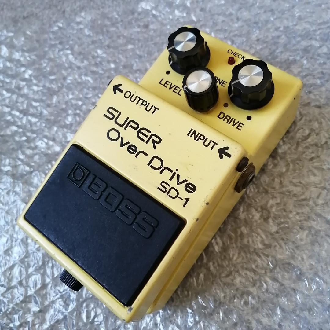 Boss SD-1 初年度 1981年10月製造 オペアンプNEC C4558C