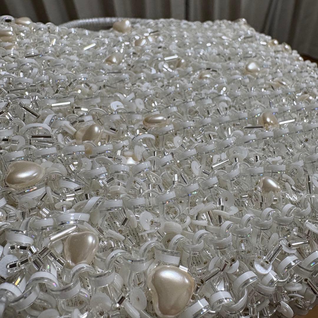 ANTEPRIMA アンテプリマ クオーリペルラグリッター　オーロラホワイト