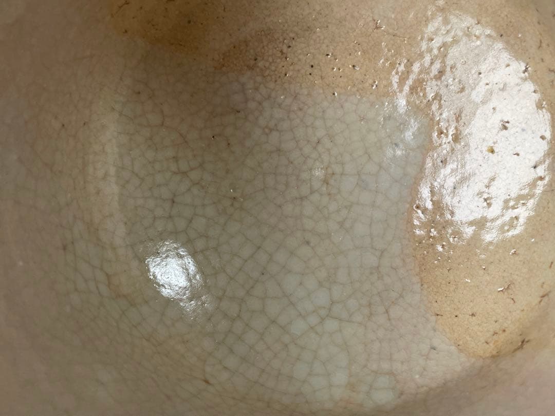 作家物　陶芸家　人間国宝　十代　三輪休雪　萩茶碗　萩焼　共箱　三輪休和