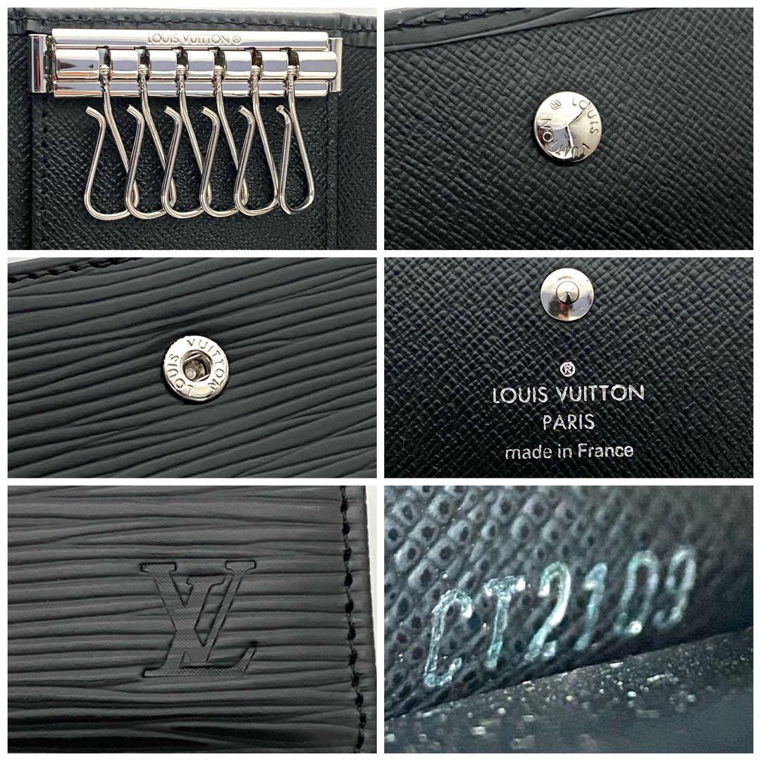 未使用品　ルイヴィトン　エピ　キーケース　ミュルティクレ6 黒
