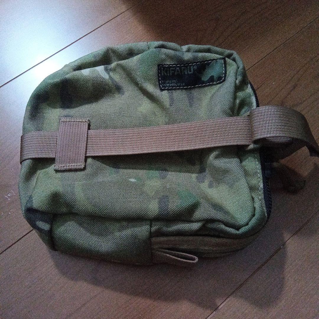 KIFARU バックパック マルチカム迷彩 付属ポーチ　セット