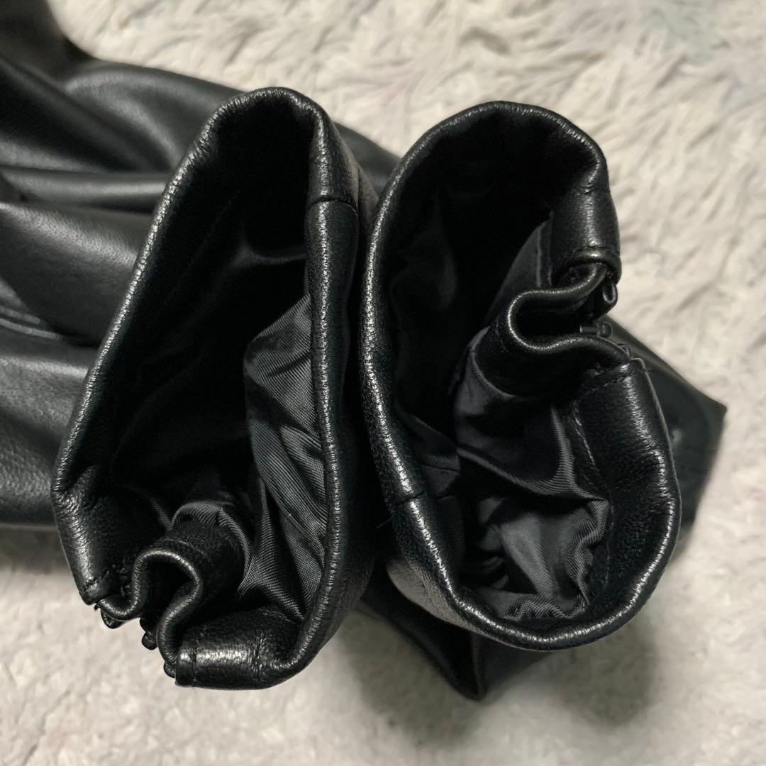 極美品 L MEN'S BIGI メンズビギ レザージャケット ラムレザー