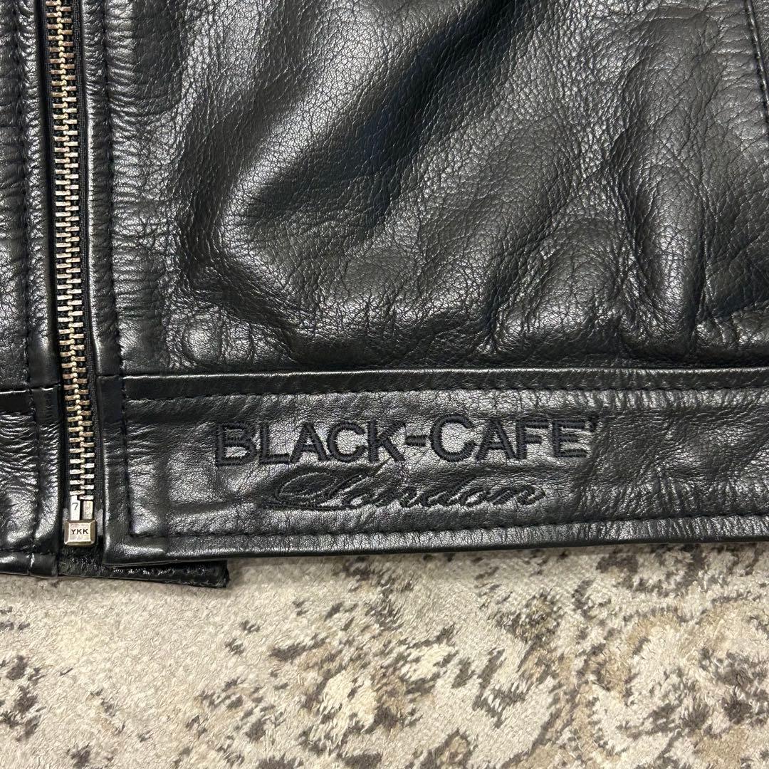 BLACK CAFE LONDON バイク　ライダース　レザー　ジャケット　58