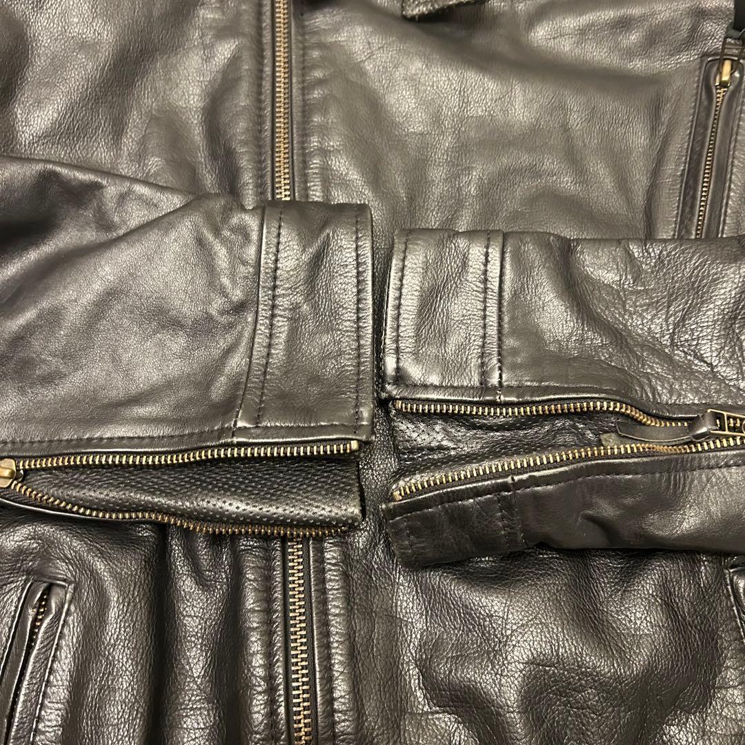 BLACK CAFE LONDON バイク　ライダース　レザー　ジャケット　58