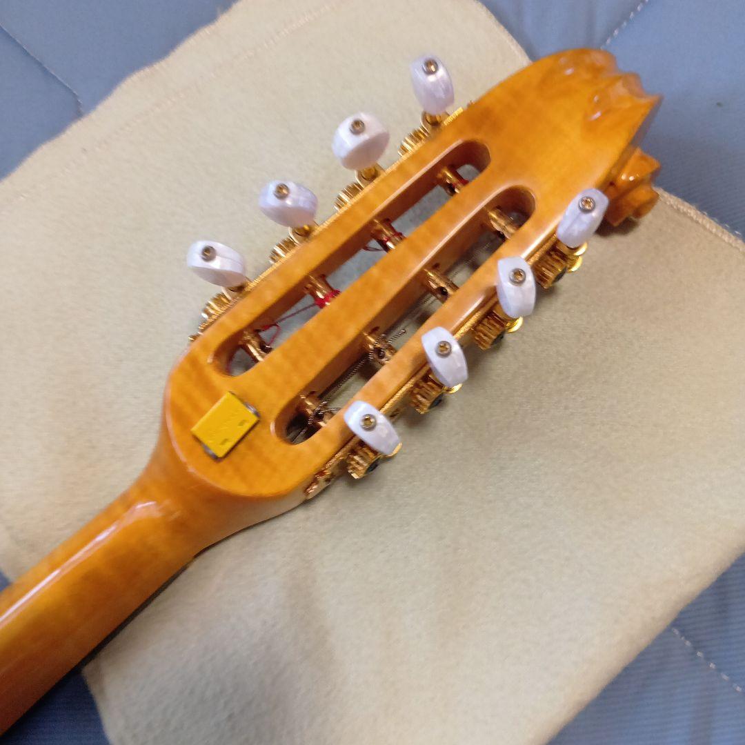 マンドリン 8弦 オレンジ系 ケース付き