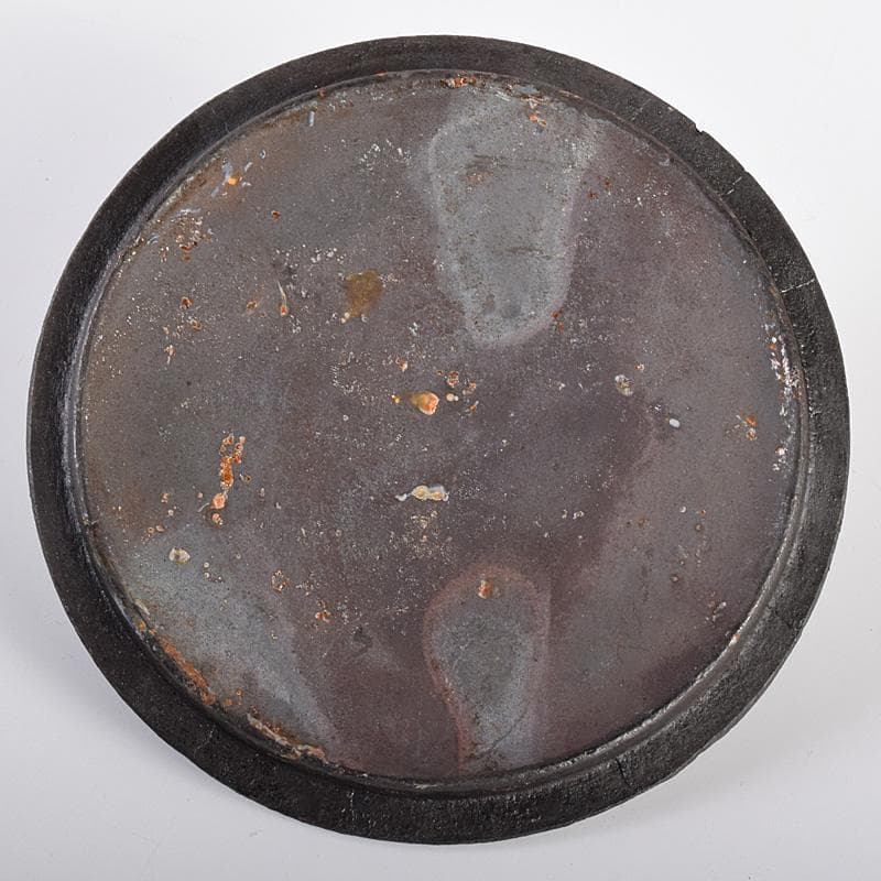 煎茶道具　南部鉄器　金澤雀州造　薄文　筒形　鉄瓶　鉄壷　D　R7746