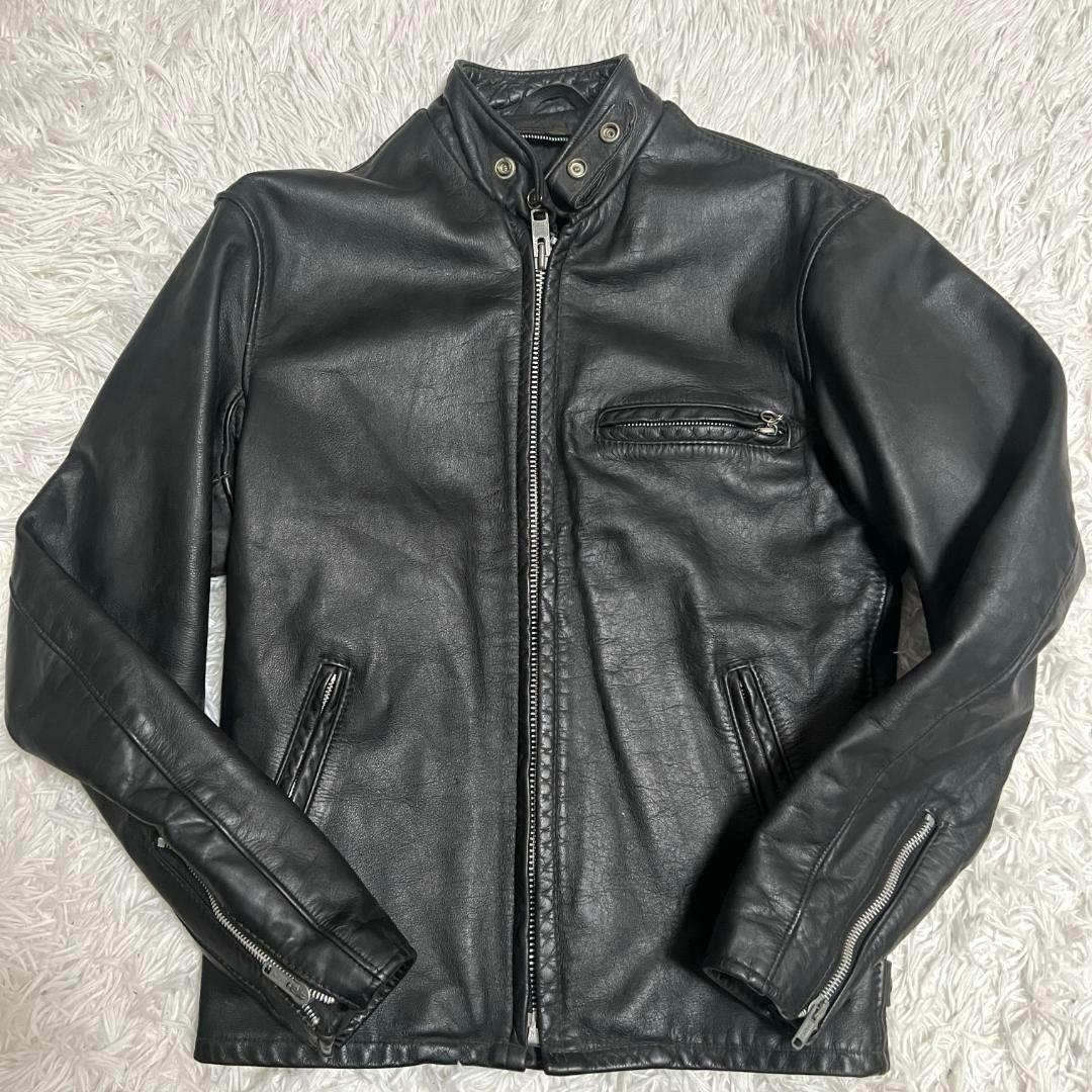 l8xx様✨Schott ショット シングル ライダース レザー 641