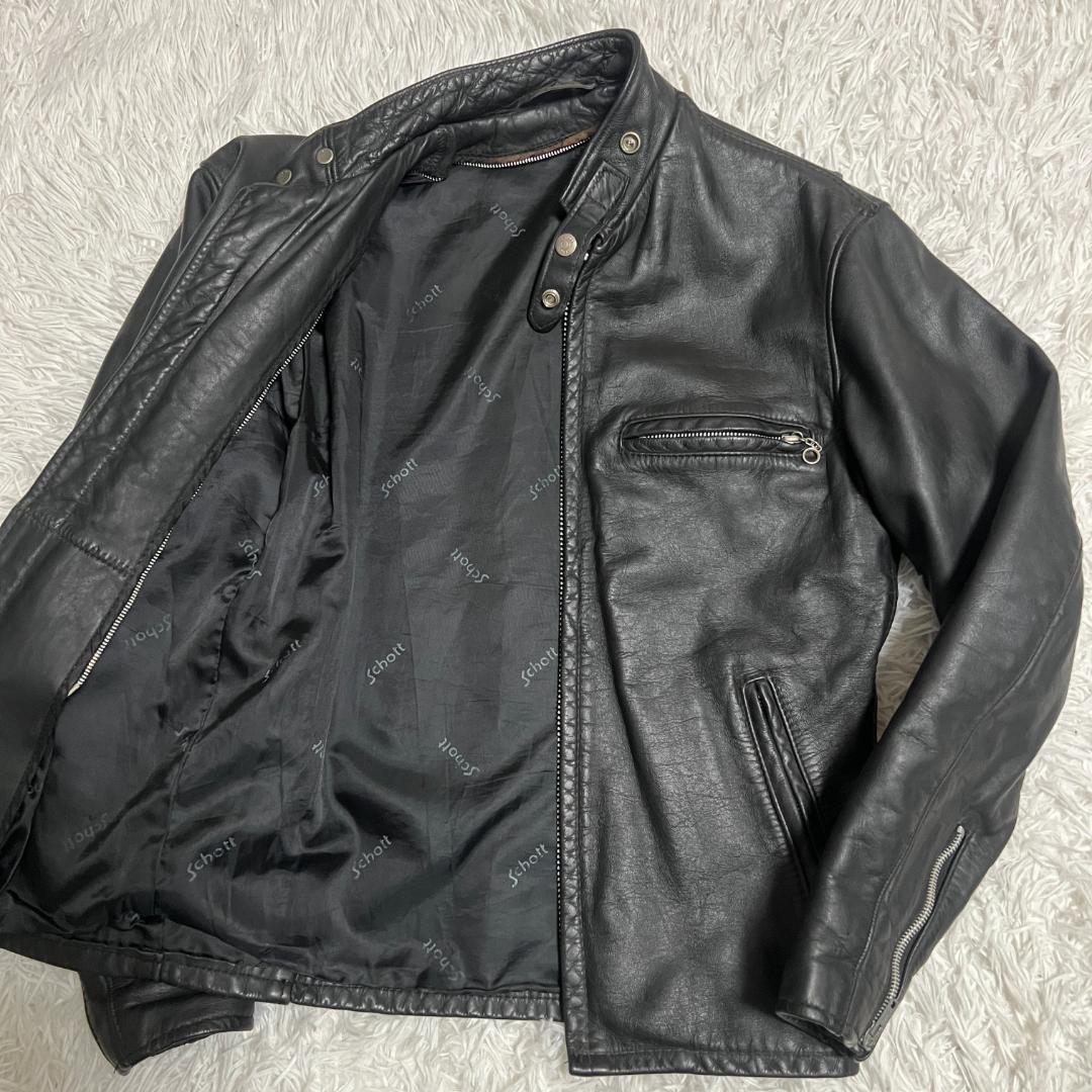 l8xx様✨Schott ショット シングル ライダース レザー 641