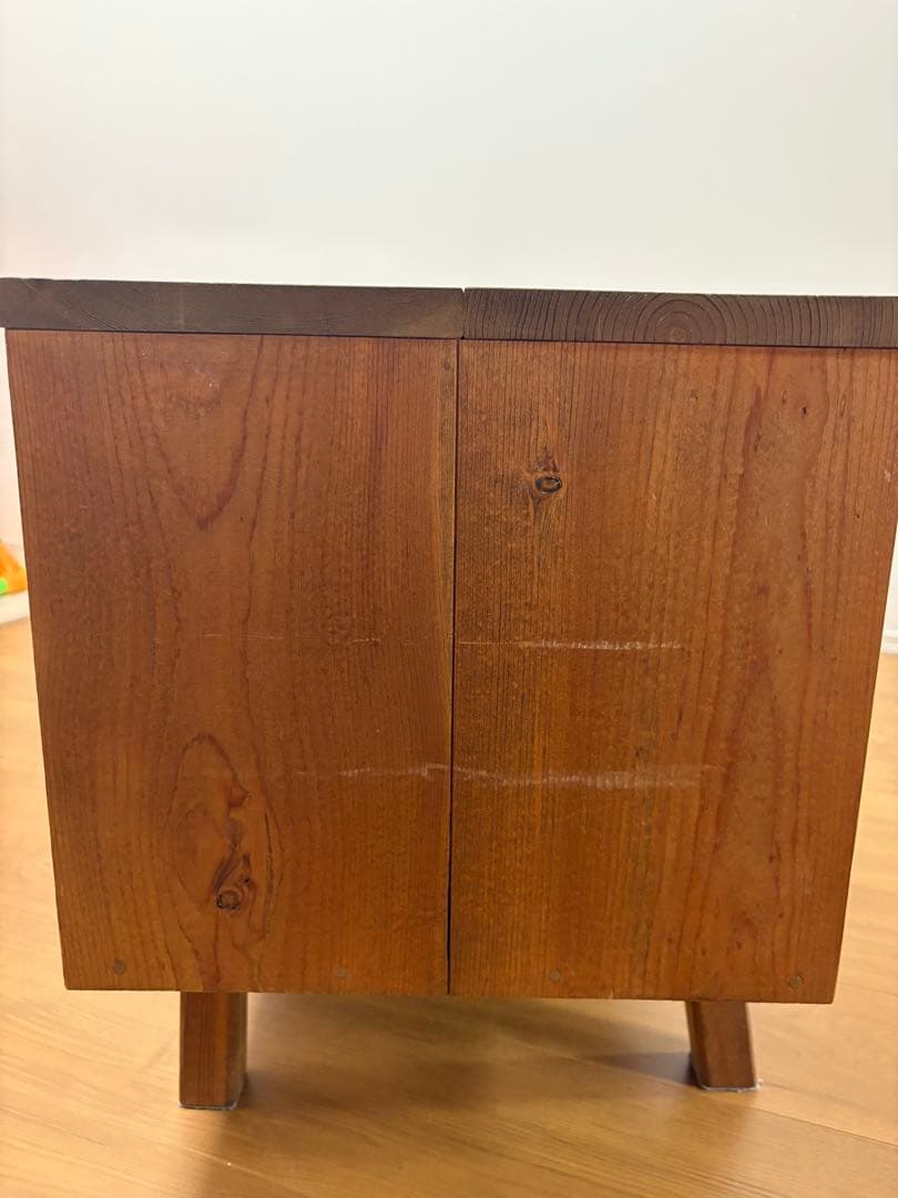 無垢材　ナチュラルウッドテレビ台　テレビボード　ブラウン　120cm