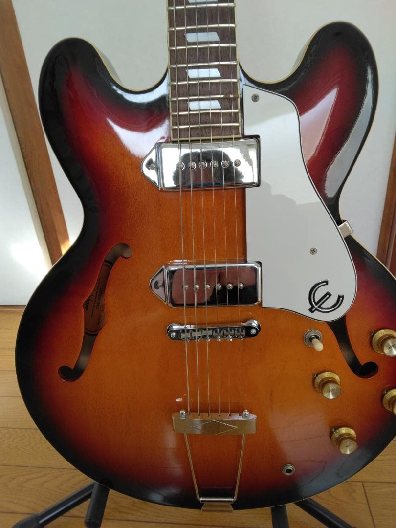 Epiphone　Casino　1997年製　ピアレス　純正ハードケース