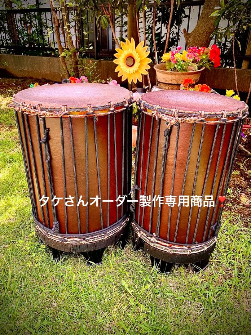 フリースタイルドラムVOD10&12 ケンケニ、サンバン オーダー製作専用商品❣️